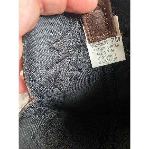 Masterson Boot Co. womens brown leather cowboy cowgirl western boots size 7 - Picture 6 of 7